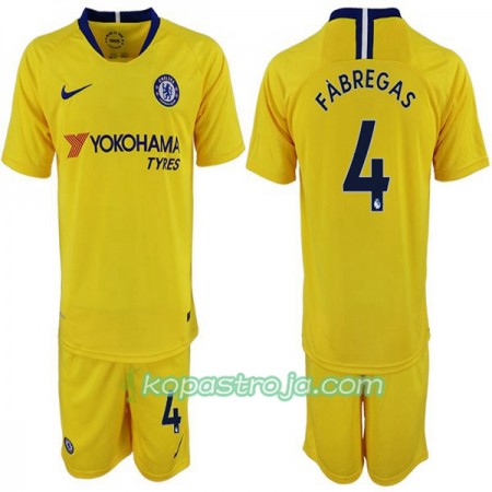 Billiga Fotbollströjor Chelsea Cesc Fabregas 4 Barn Borta tröja 2018/19 Kortärmad